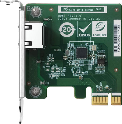 QNAP QXG-2G1T-I225 Single-Port 2.5GbE PCIe Network Card, Intel I225-LM
